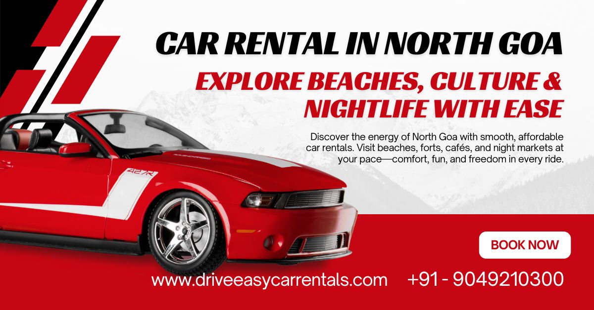 Car Rentals in North Goa – Discover North Goa with Drive Easy Car Rentals