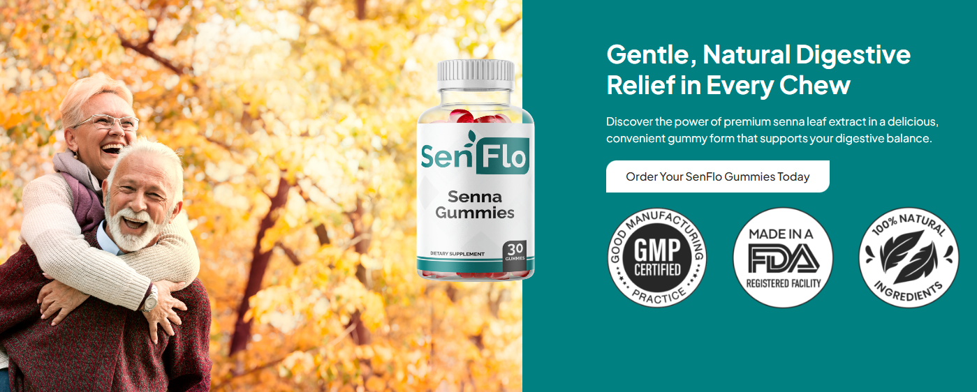 SenFlo Gummies Review – Natural Wellness in a Delicious Chewable Form