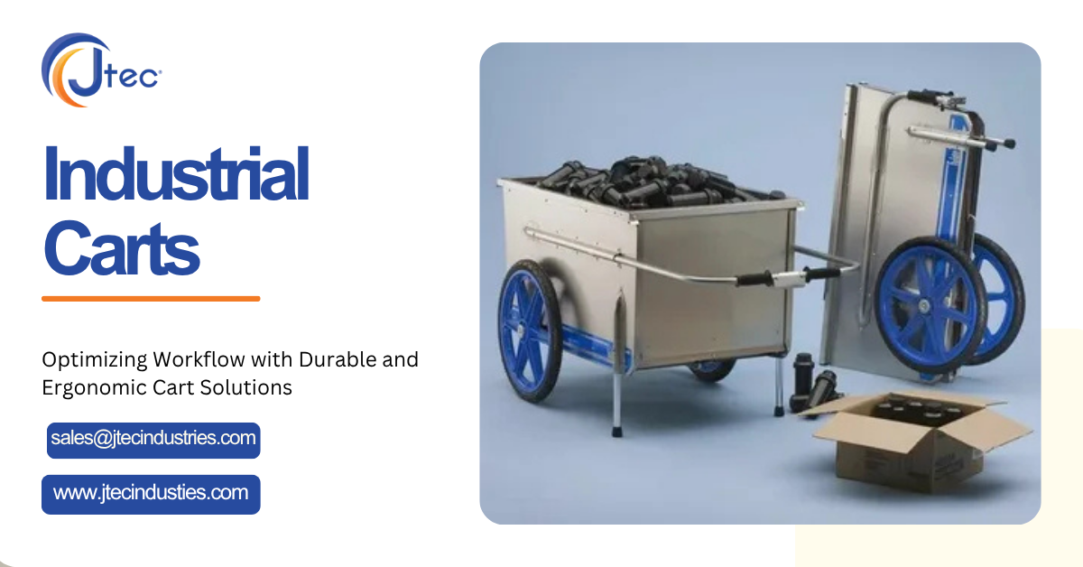 How Industrial Carts Improve Productivity in Manufacturing