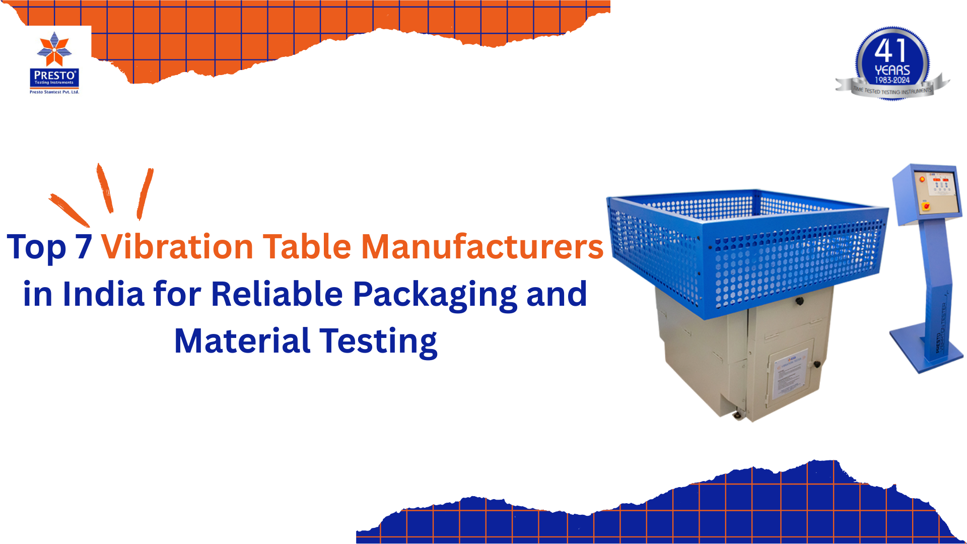 Top 7 Vibration Table Manufacturers in India for Reliable Packaging and Material Testing