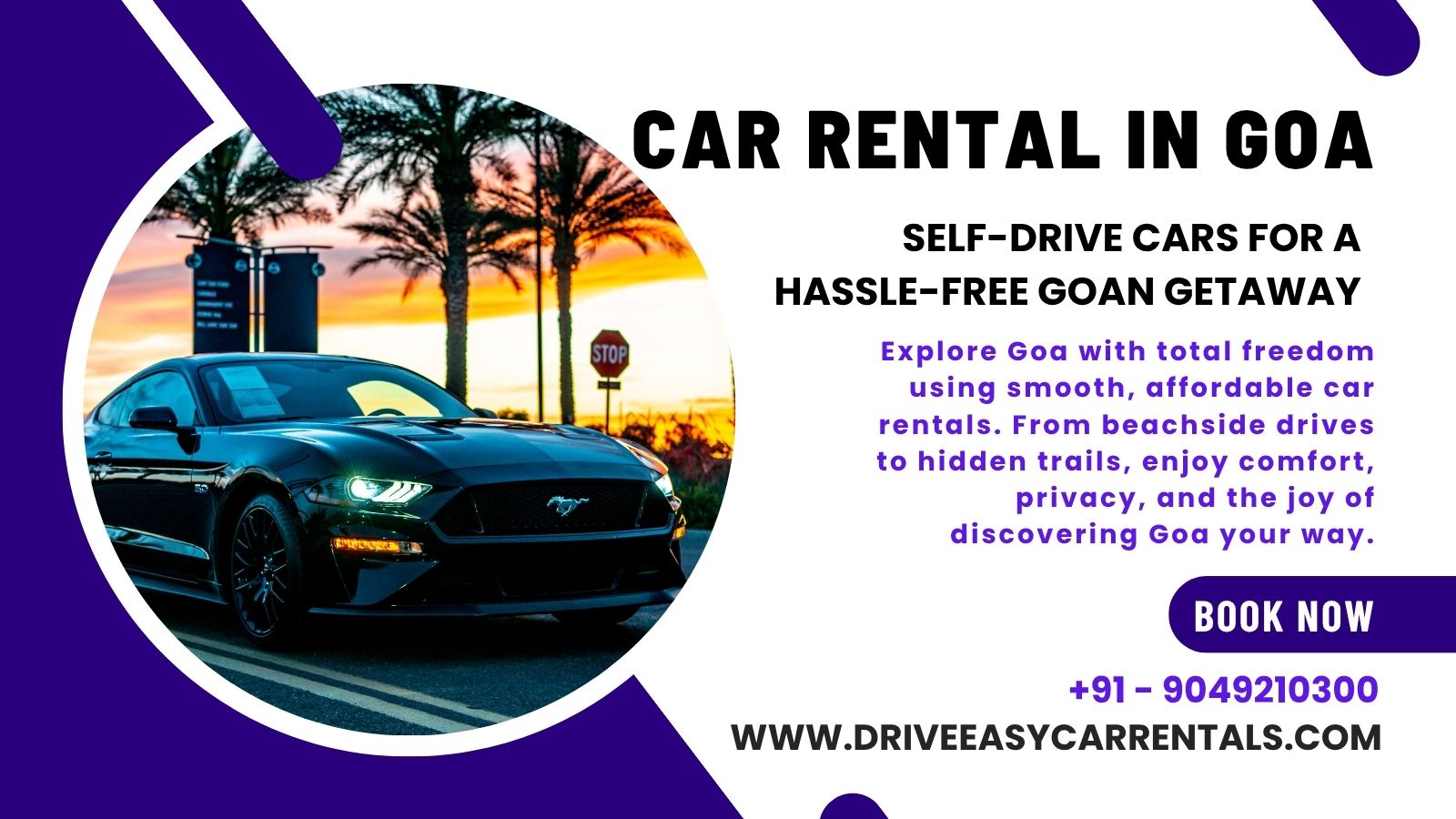 Discover the Best Car Rental in Goa with Drive Easy Car Rentals