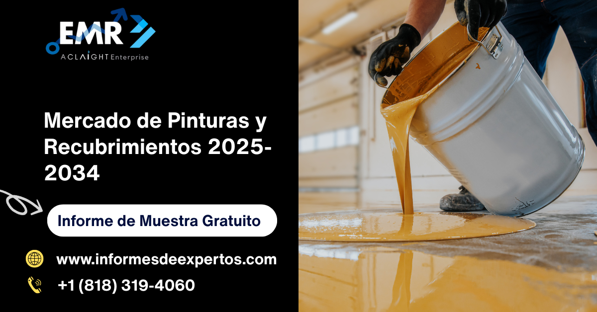 Mercado de Pinturas y Recubrimientos 2025-2034