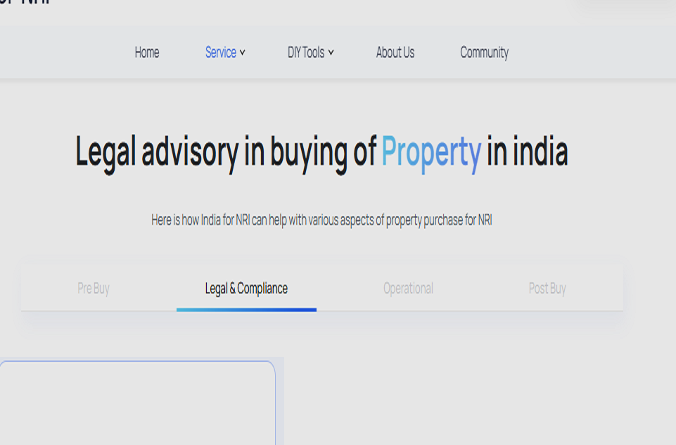 How can NRIs buy property in India?