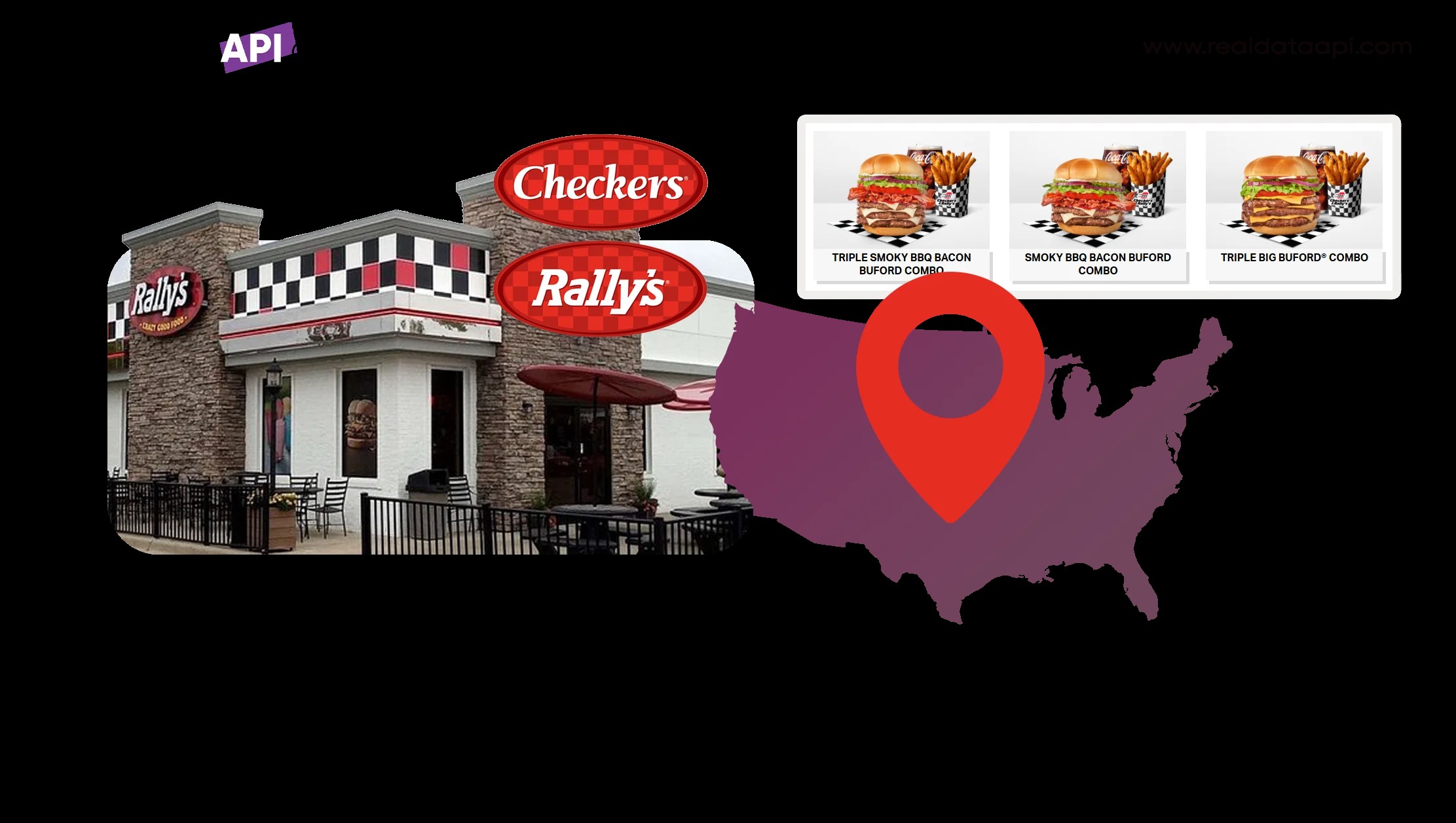 How to Scrape Checkers and Rally’s Restaurant Locations Data in the USA for Competitive Analysis?