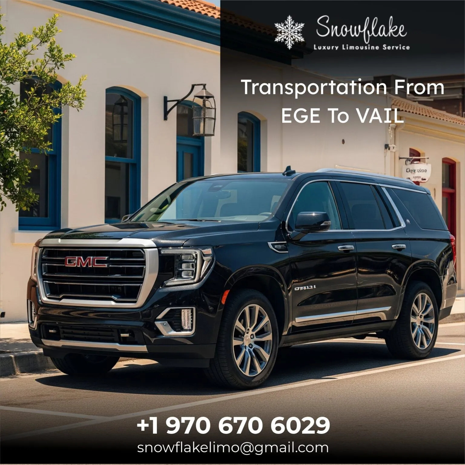 Transportation From EGE to Vail with Snowflake Limo