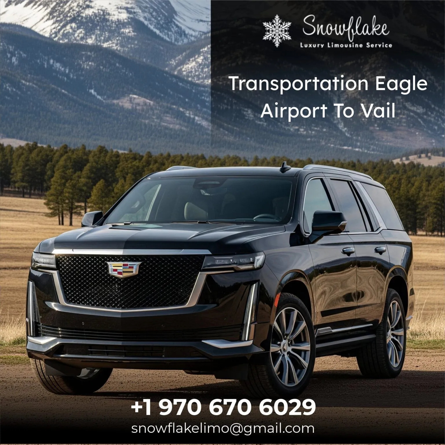 Transportation from Eagle Airport to Vail: Your Premium Travel Solution with Snowflake Limo