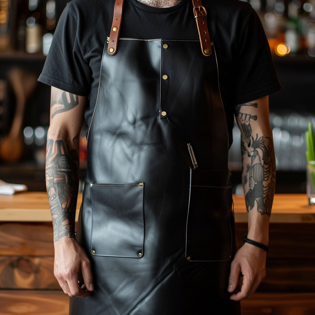 Leather Bar Aprons: Where Style Meets Functionality Behind the Bar