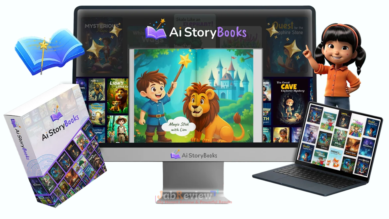 AI StoryBooks Review – Create & Publish Magical Talking Kids Books In Just 60 Seconds!