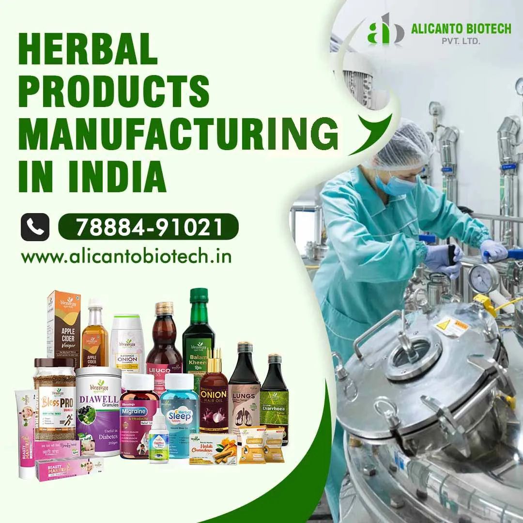 Herbal Products Manufacturing in India