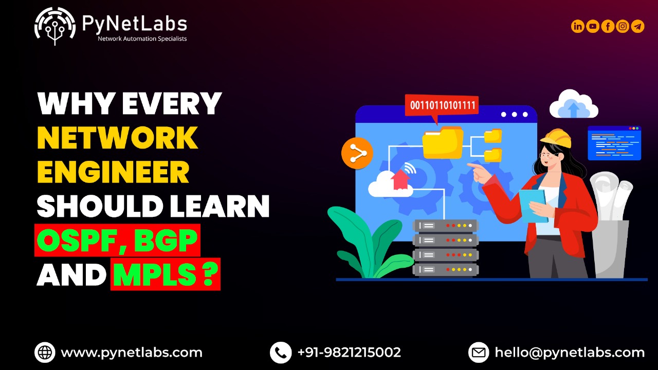 Why Every Network Engineer Should Learn OSPF, BGP & MPLS?