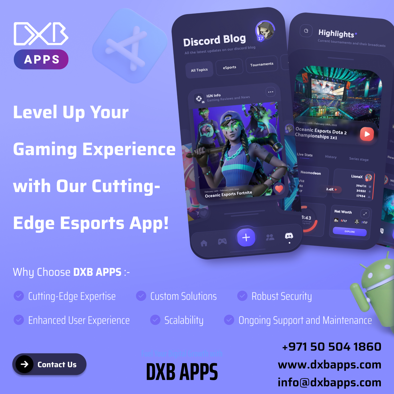 DXB APPS provides best mobile application development Abu Dhabi solution