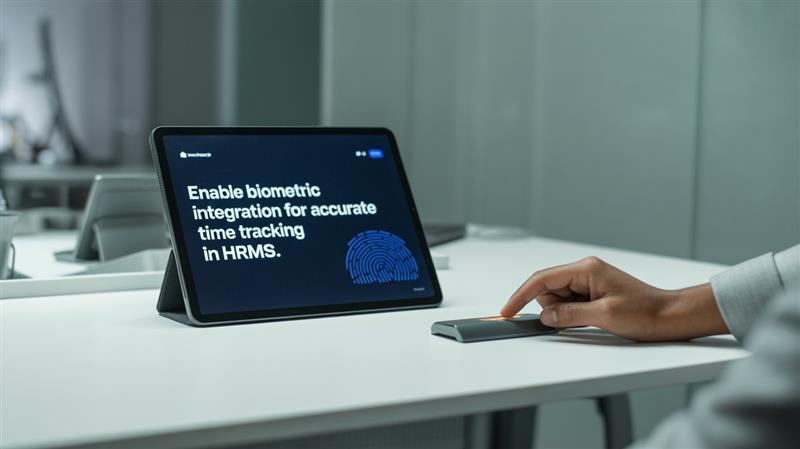 Enable Biometric Integration for Accurate Time Tracking in HRMS