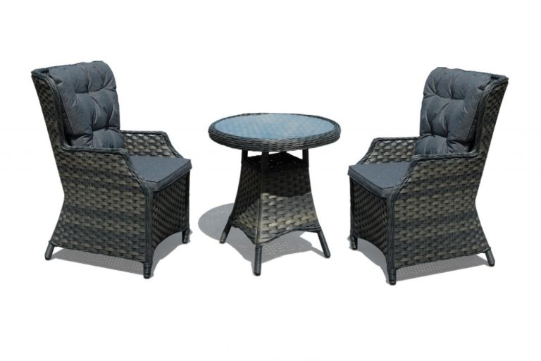 Maximize Your Garden Style with the Space Saving Tammy Grey Rattan Bistro Set