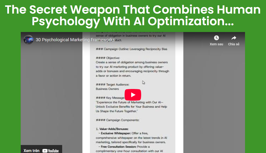 30 Psychological Marketing Frameworks – A Realistic Review for Marketers and Creators
