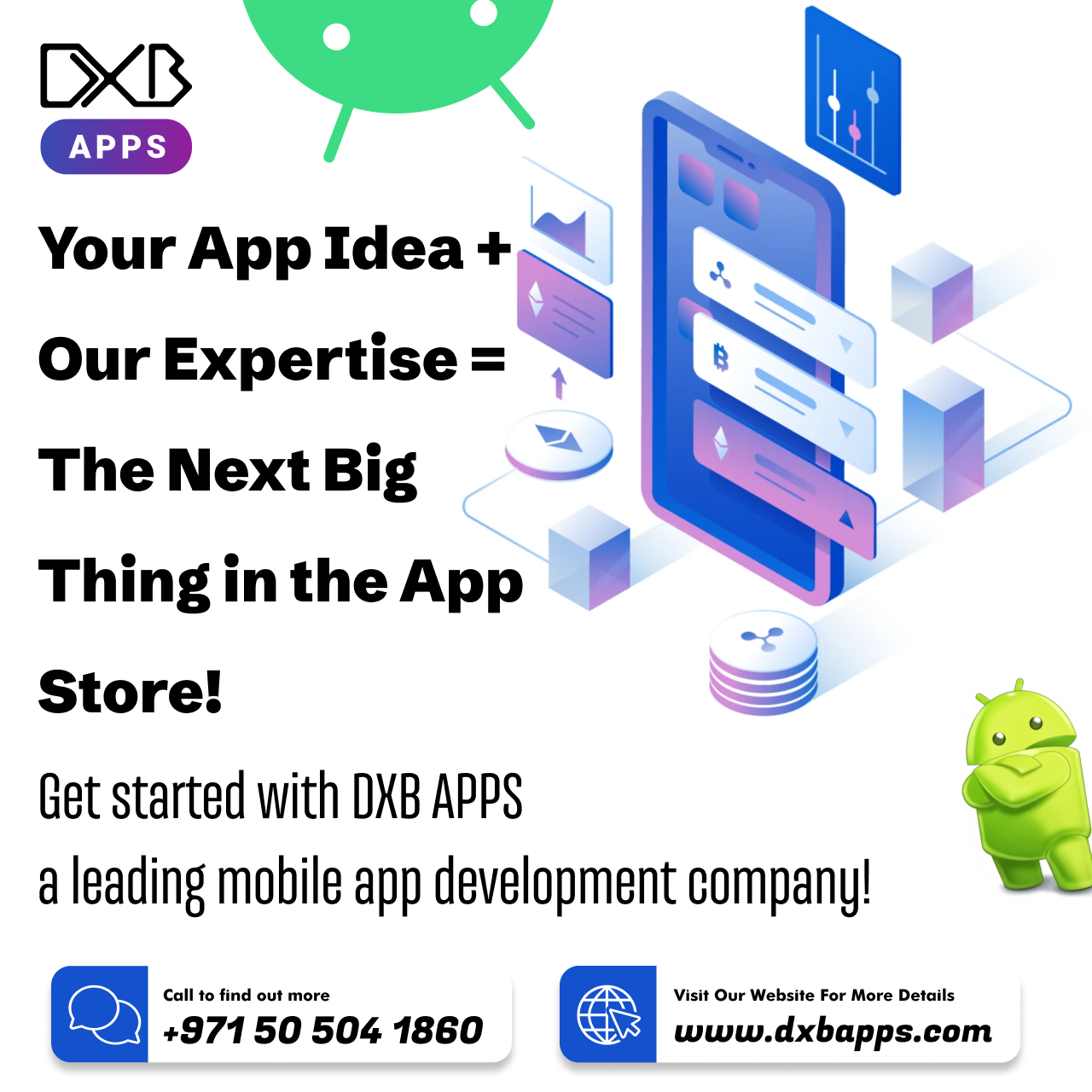 Avail app development services customized by mobile app developers at DXB APPS