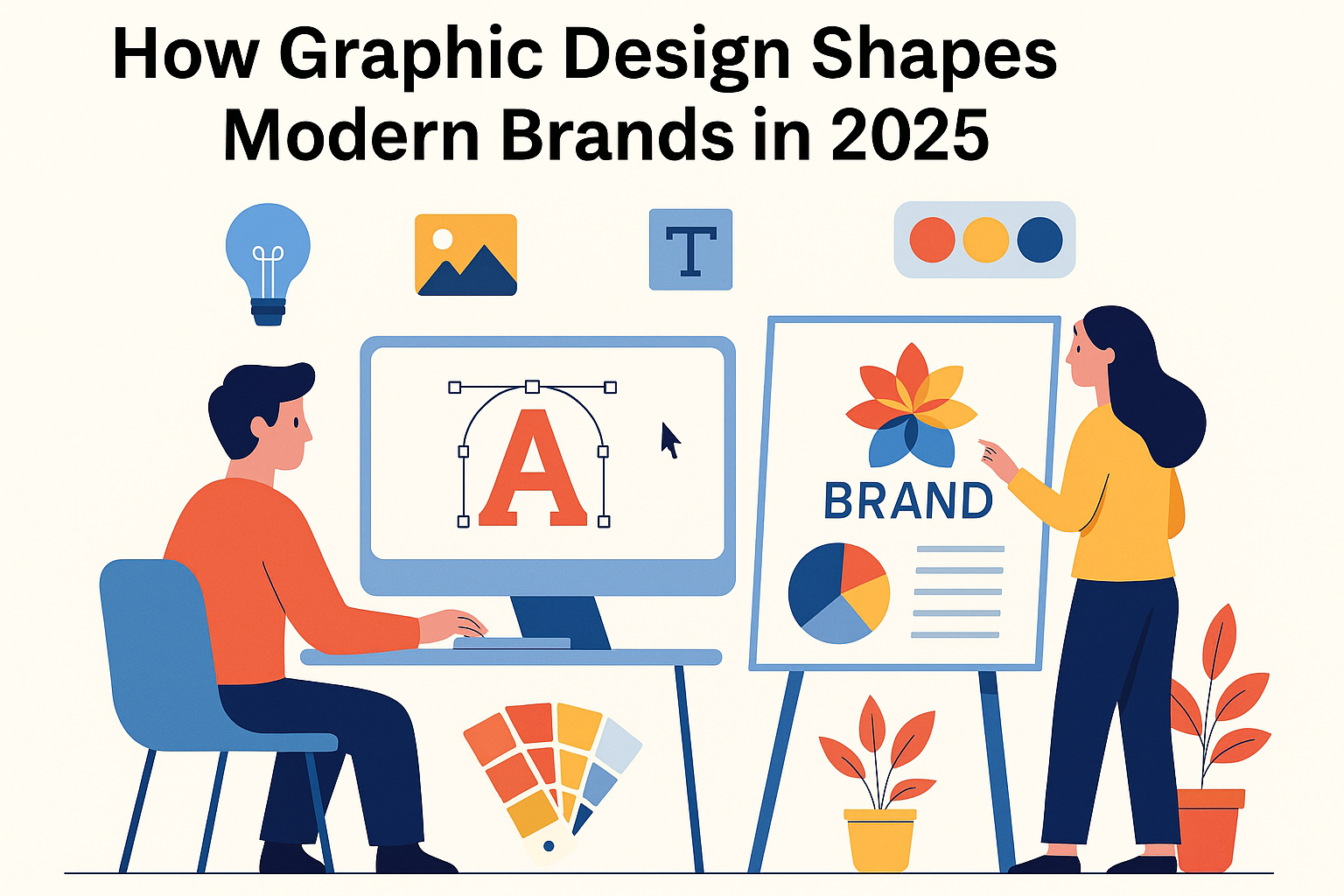 How Graphic Design Shapes Modern Brands in 2025