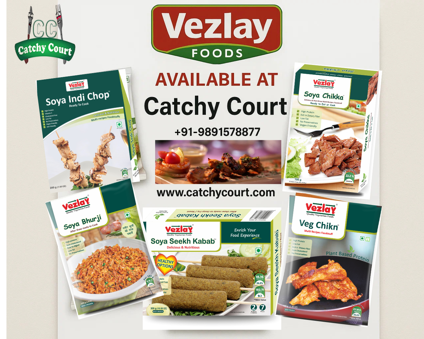 A modern dining experience where plant-based flavor —Vezlay Foods now on the menu at Catchy Court