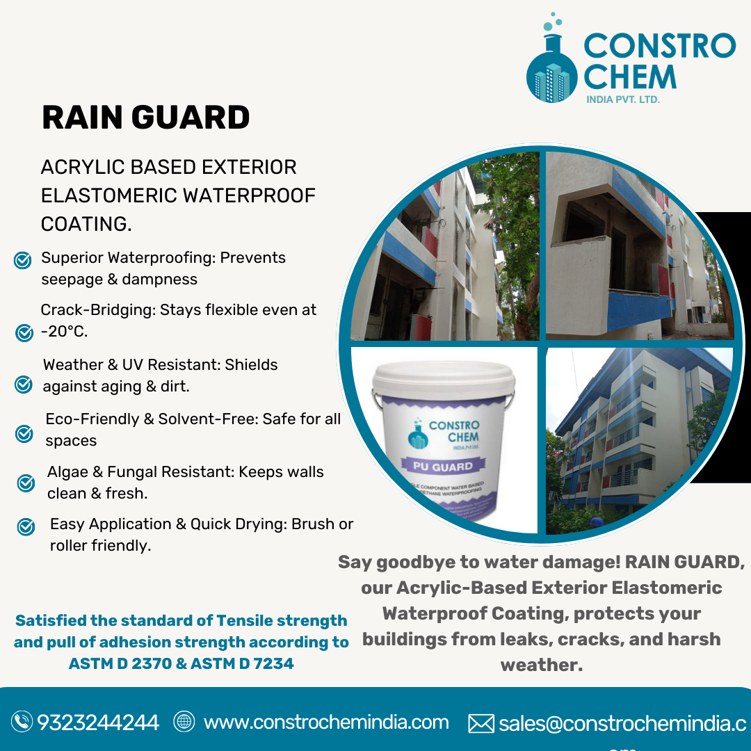 Waterproofing Coating for Durable, Long-Lasting Protection