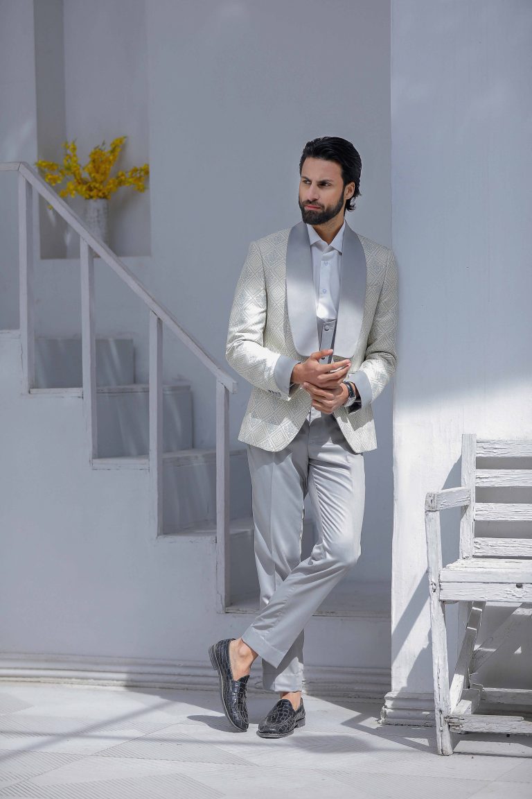 Premium Night Grey 3-Piece Suit