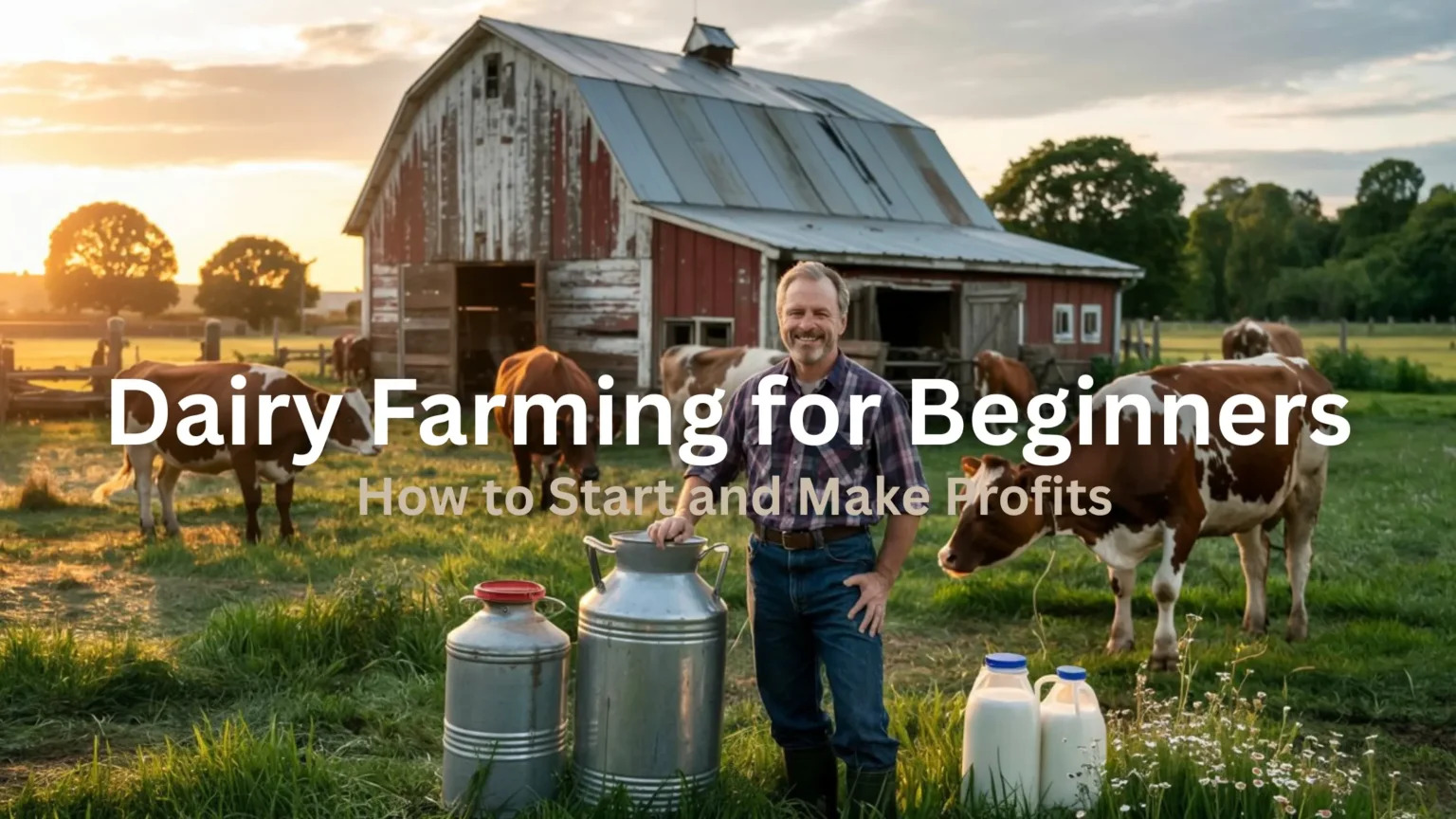 Dairy Farming for Beginners: How to Start and Make Profits