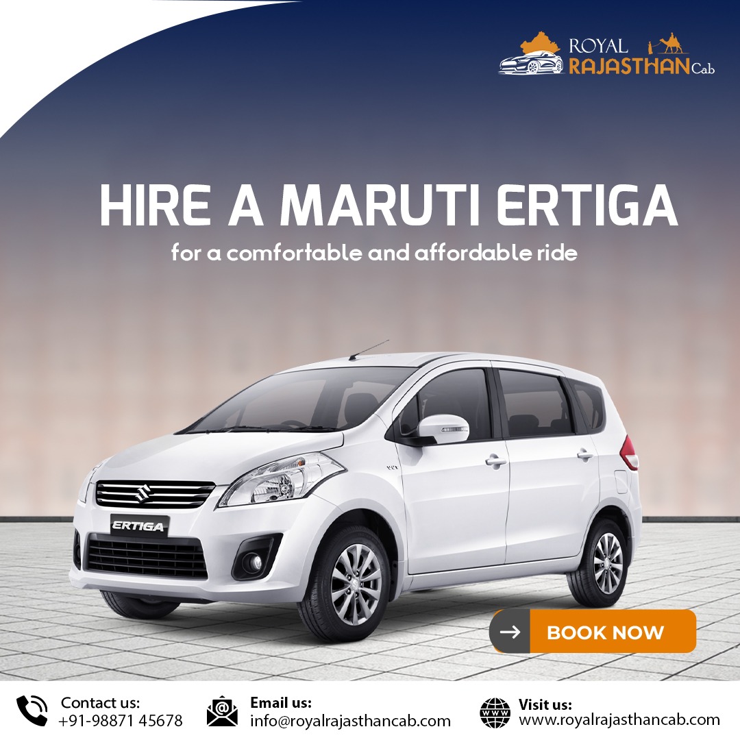 Ertiga Car Hire Jaipur – The Smart Way to Explore the Pink City
