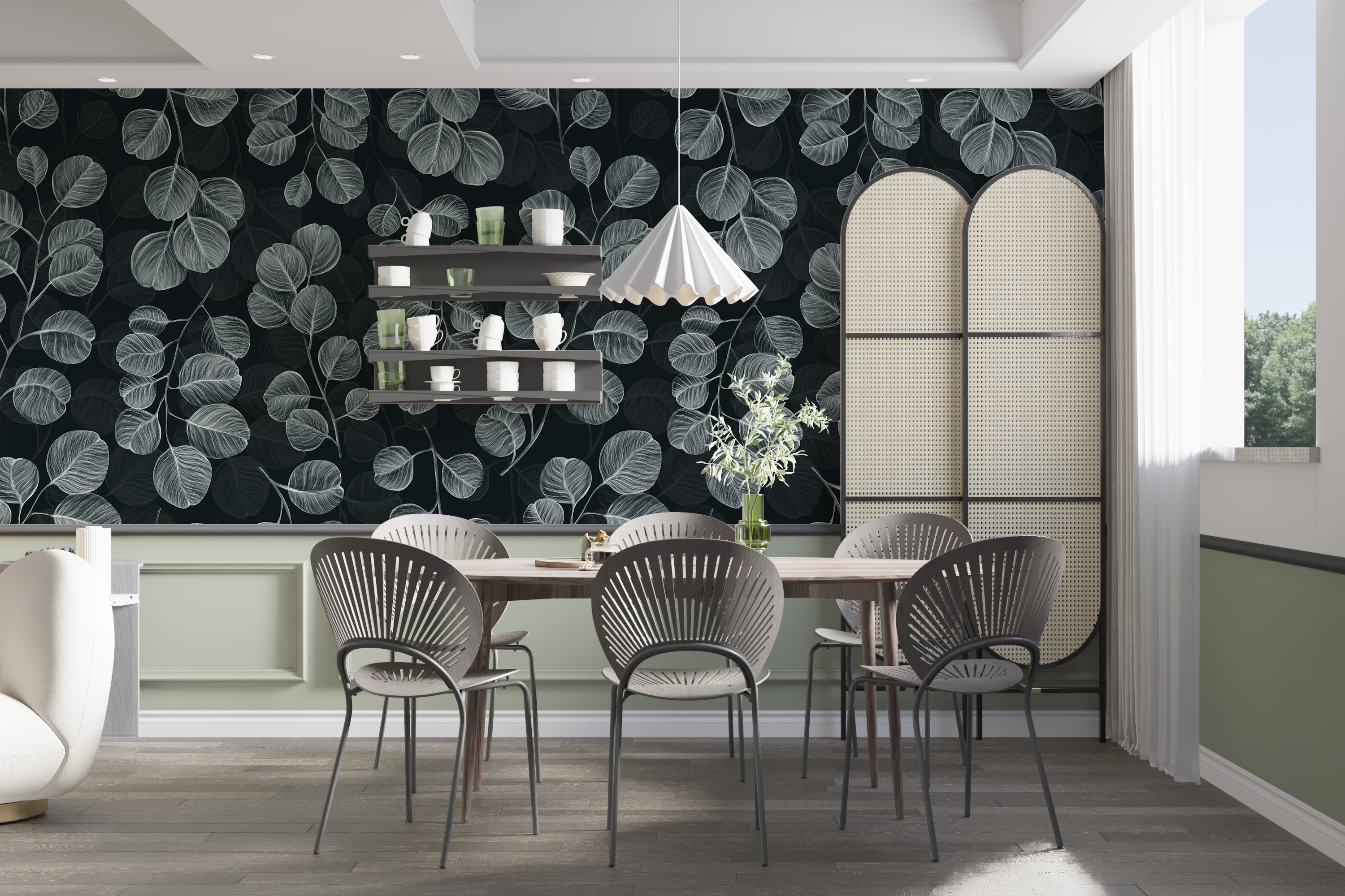 Botanical Charm in a Peel – The Easy Wallpaper Upgrade