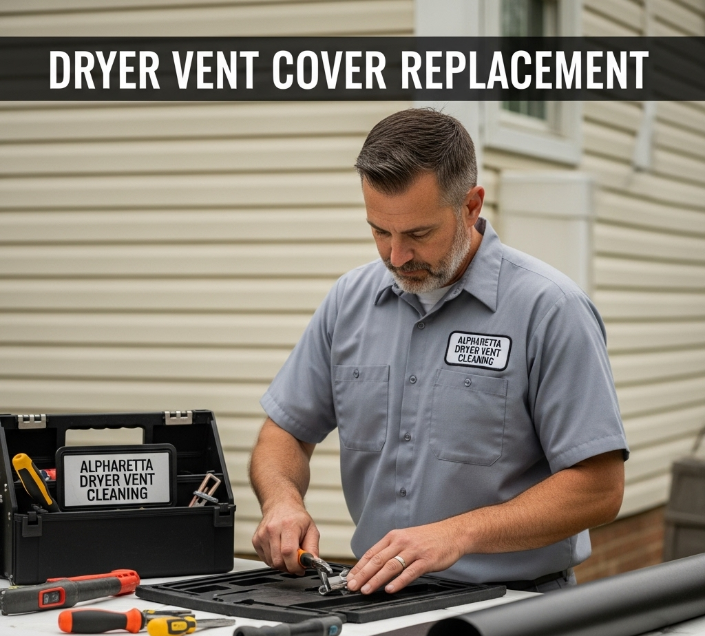 Is It Safe to Replace a Dryer Vent Cover Myself in Alpharetta?