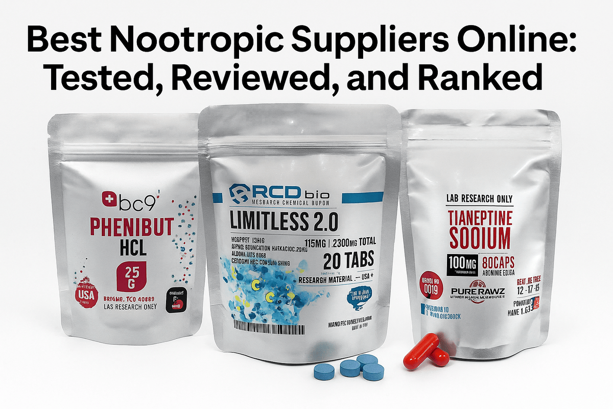 Best Nootropic Suppliers Online: Tested, Reviewed, and Ranked