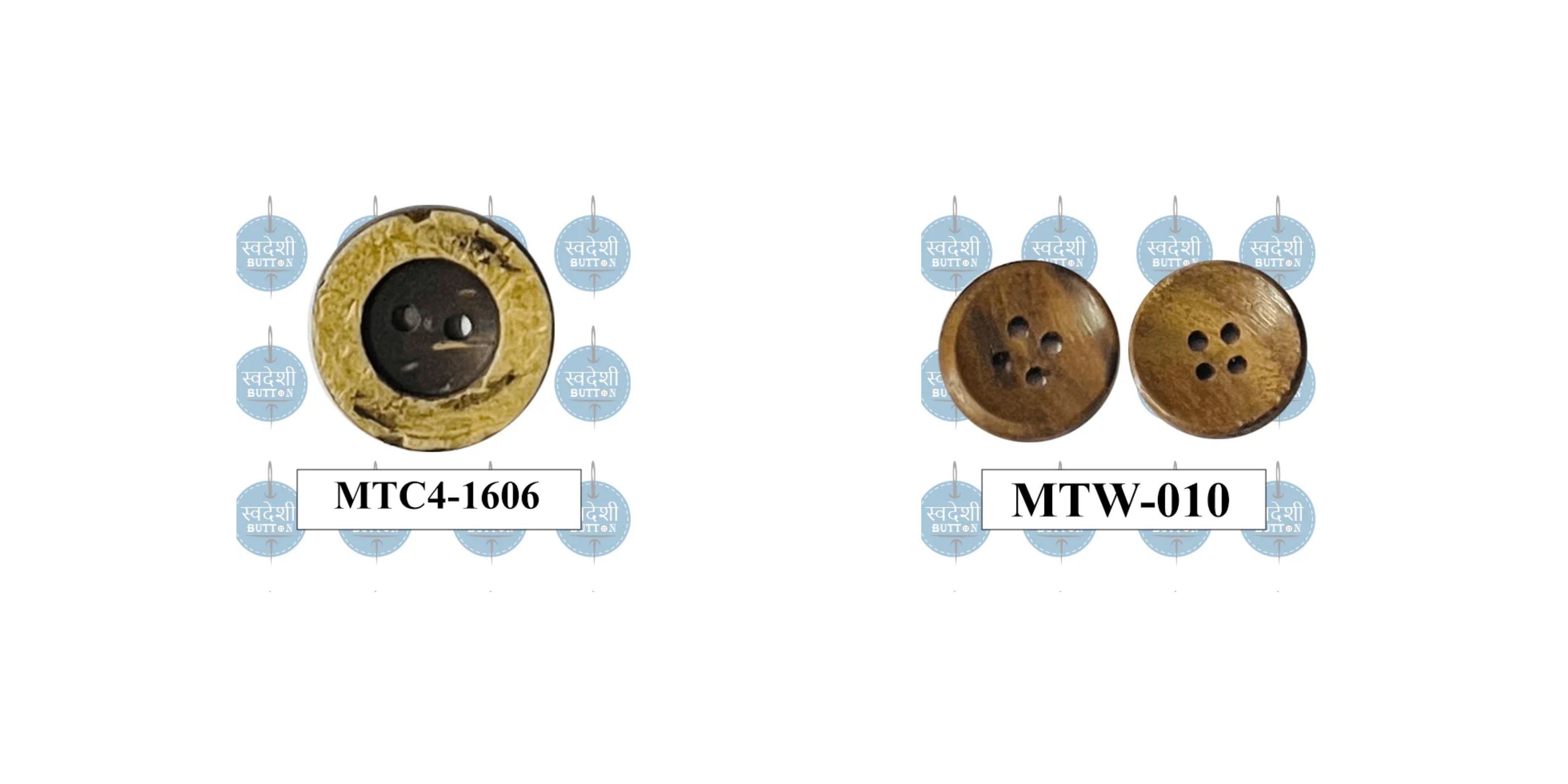Sheesham Wood Buttons for Eco-Friendly Craft & Fashion