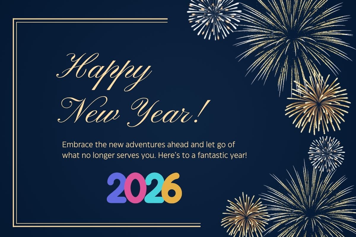 Happy New Year 2026 Wishes for Friends, Families, Father, and Son