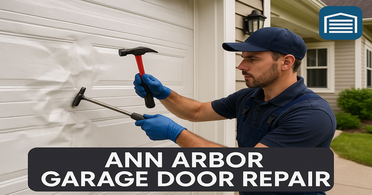 Why Trust Ann Arbor Experts for Precision Garage Door Dents Repair?