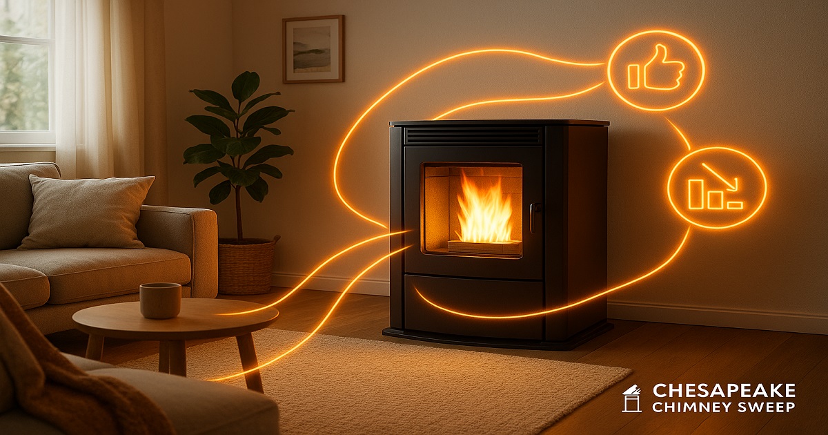 How Can Pellet Stove Repair Improve Energy Efficiency in Chesapeake?