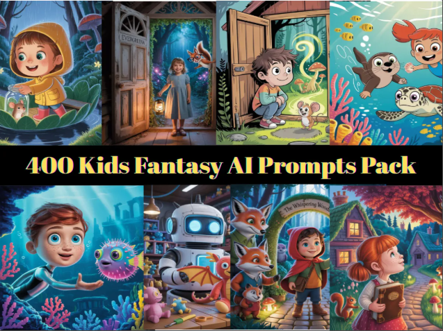 Comprehensive Review: 400 Kids Fantasy AI Prompts Pack (PLR) — Pros, Use Cases, and Tips
