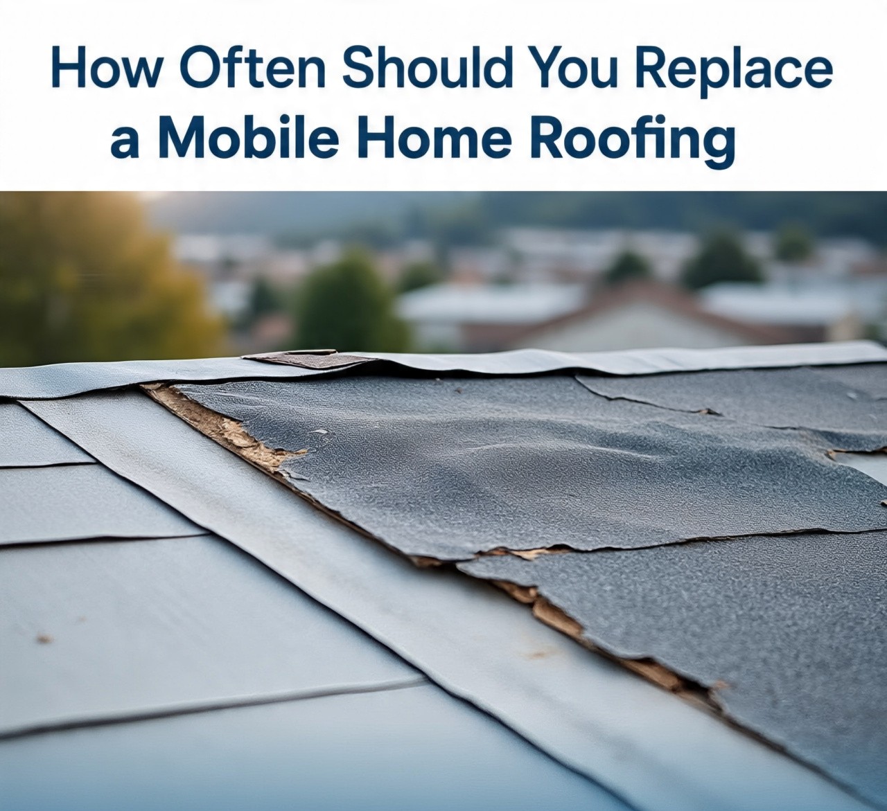 How Often Should You Replace a Mobile Home Roofing