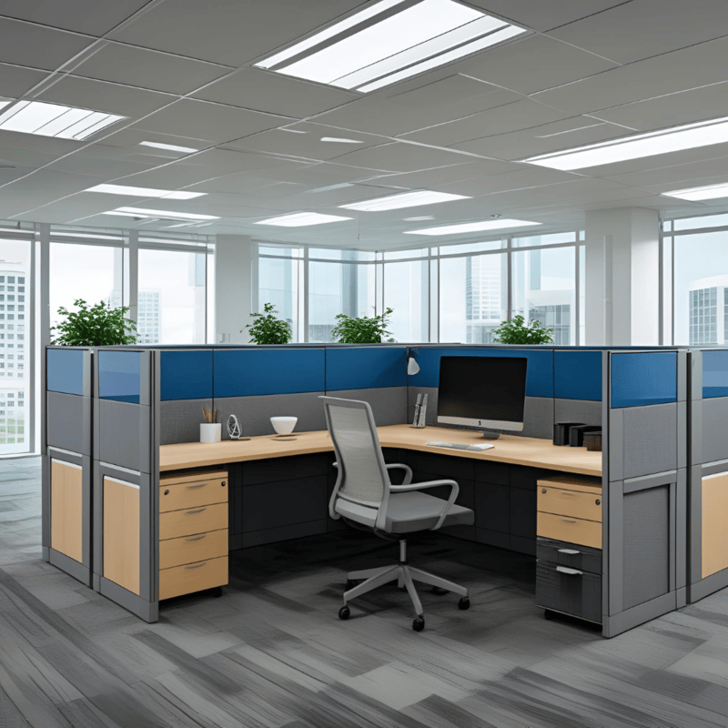 Designing Smart Workspaces: How Cubicles and Open Office Furniture Work Together