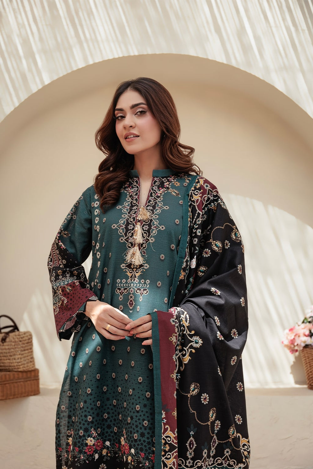 Discover Winter Elegance with Khaddar Dresses from Opole