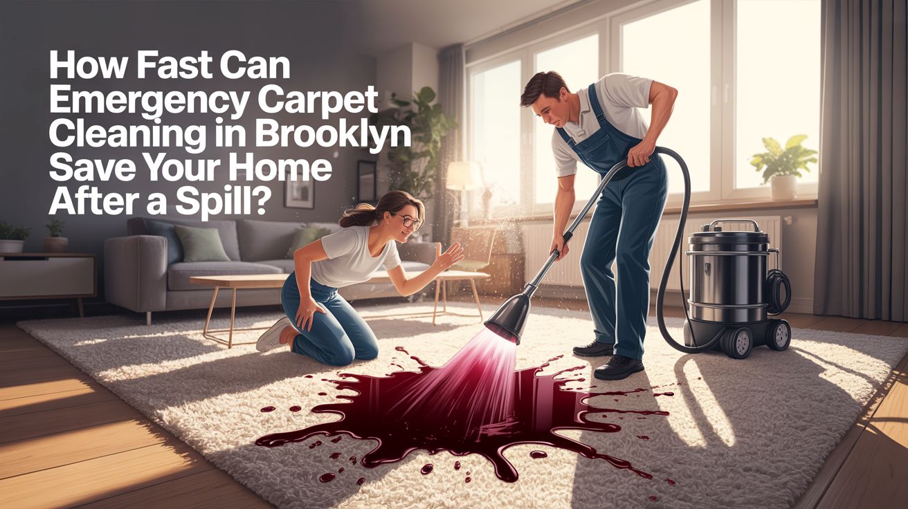 How Fast Can Emergency Carpet Cleaning In Brooklyn Save Your Home After a Spill?