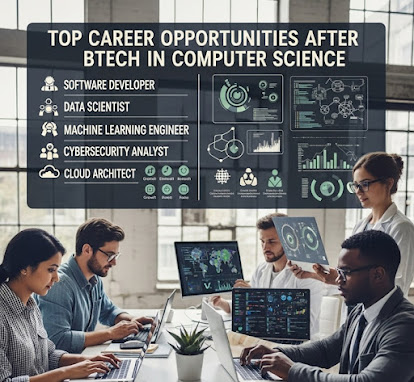 Top Career Opportunities After BTech in Computer Science