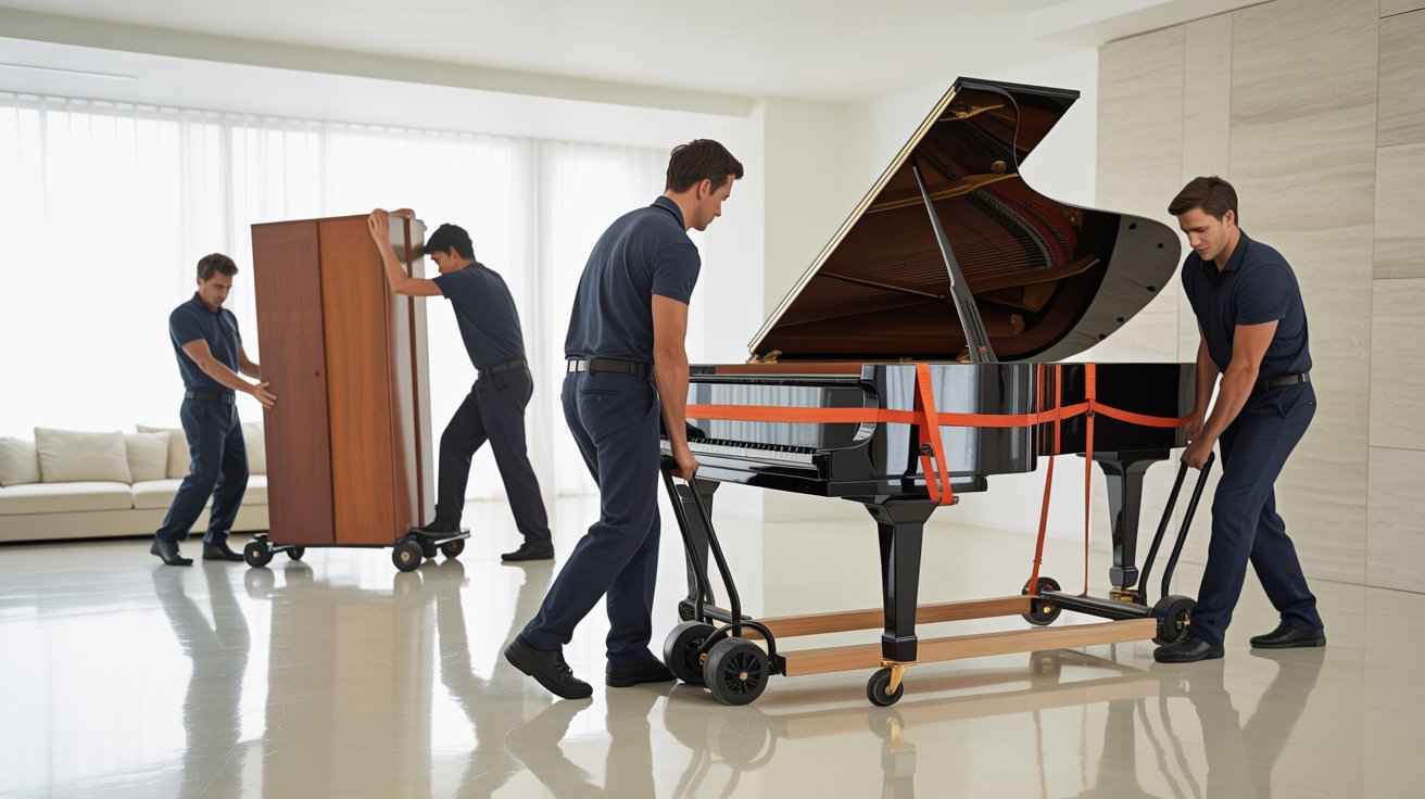 Specialist Piano Movers: Why Your Piano Deserves More Than Just a Moving Truck
