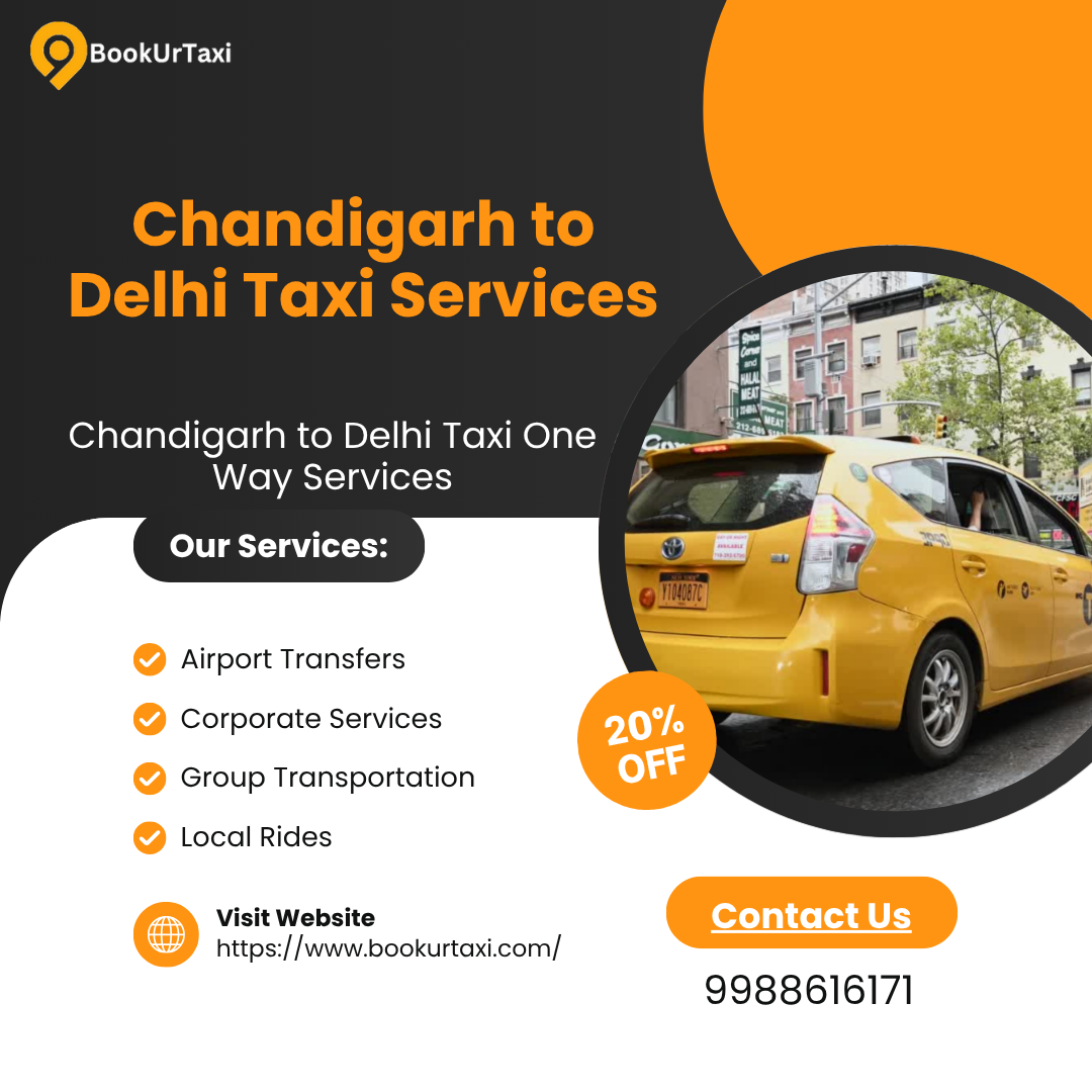 Chandigarh to Delhi Taxi