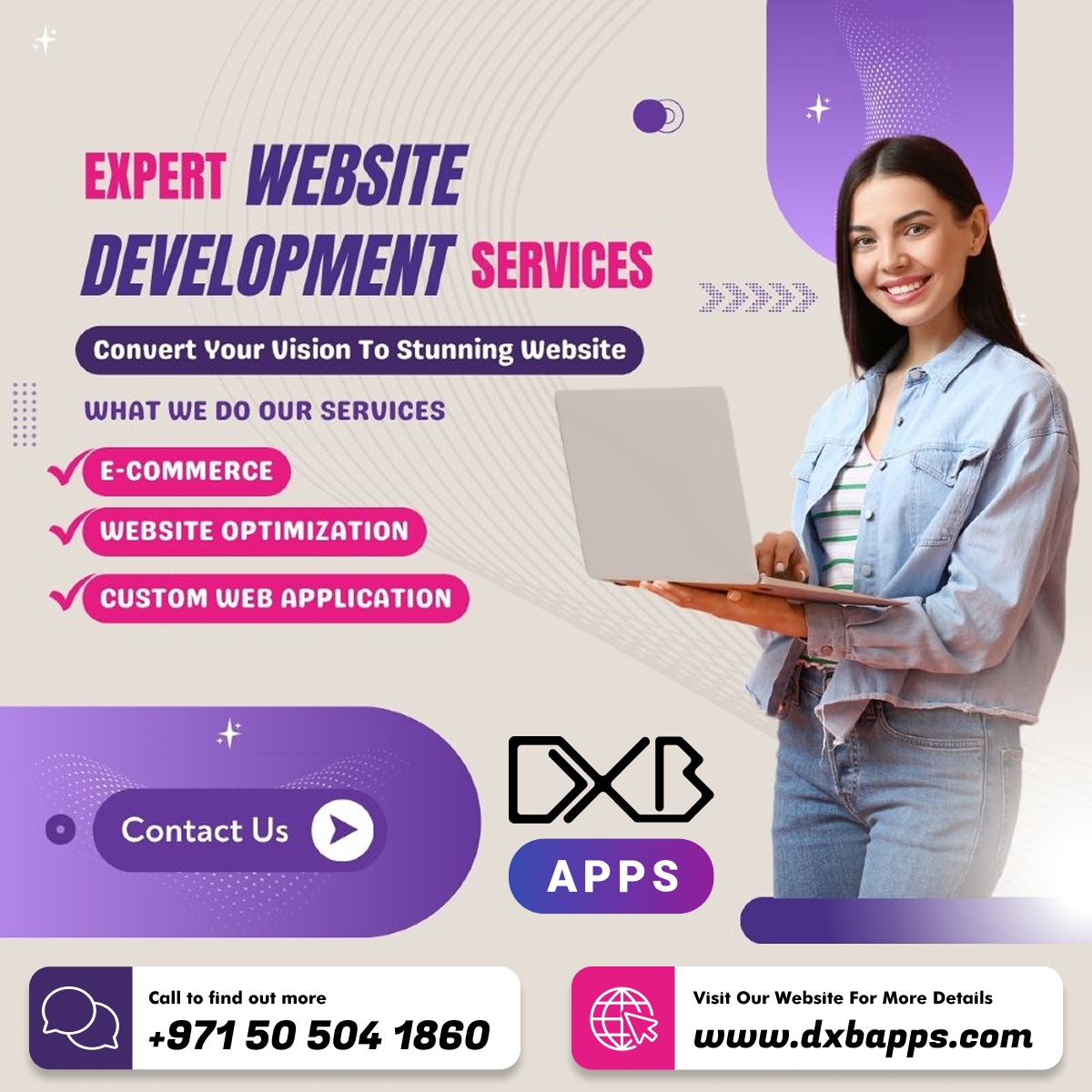 Avail Advanced Website Design Company Services by DXB APPS