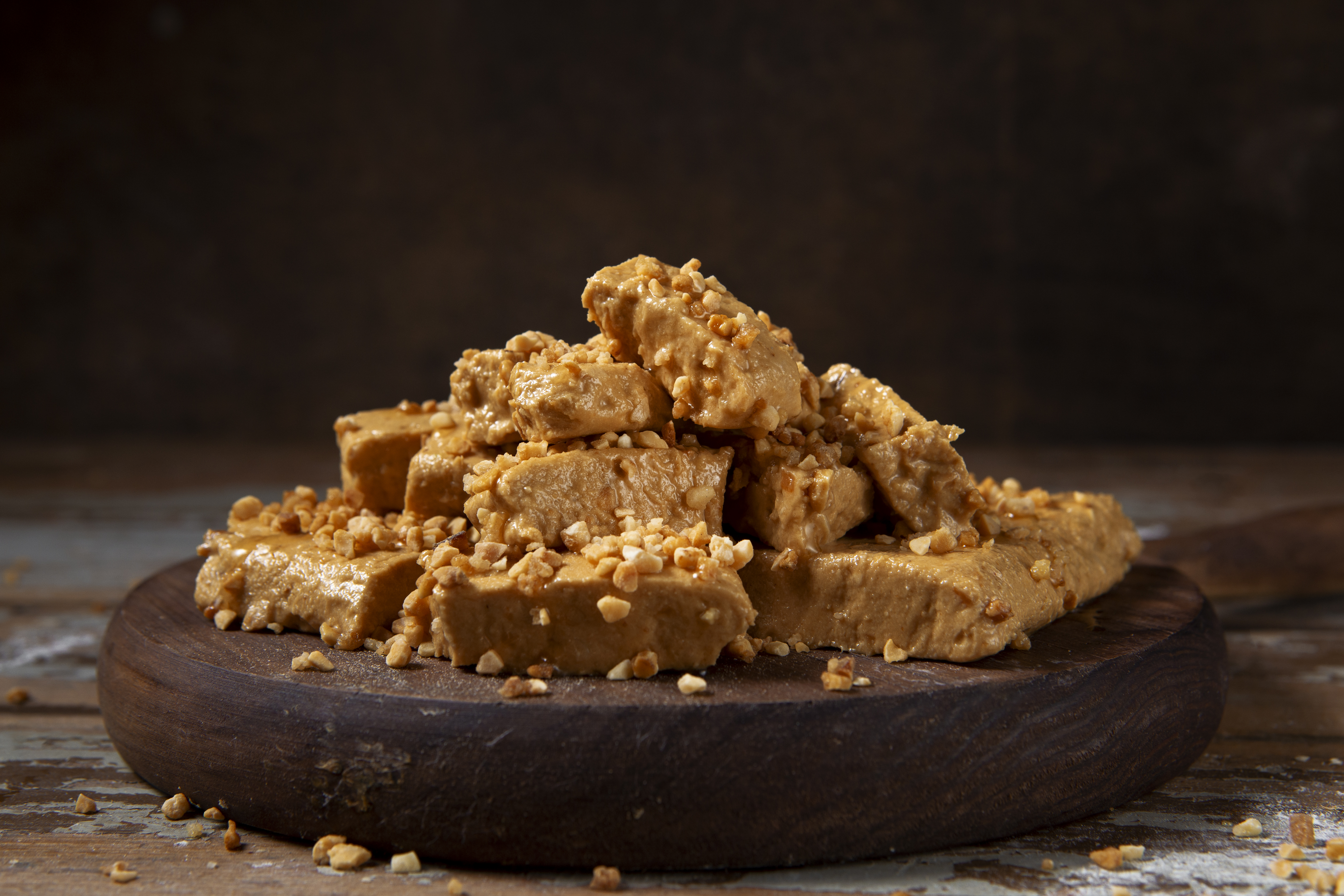 Roasted Chana Barfi: A Nutritious Indian Sweet Made with Ghee, Bengal Gram & Traditional Flavors