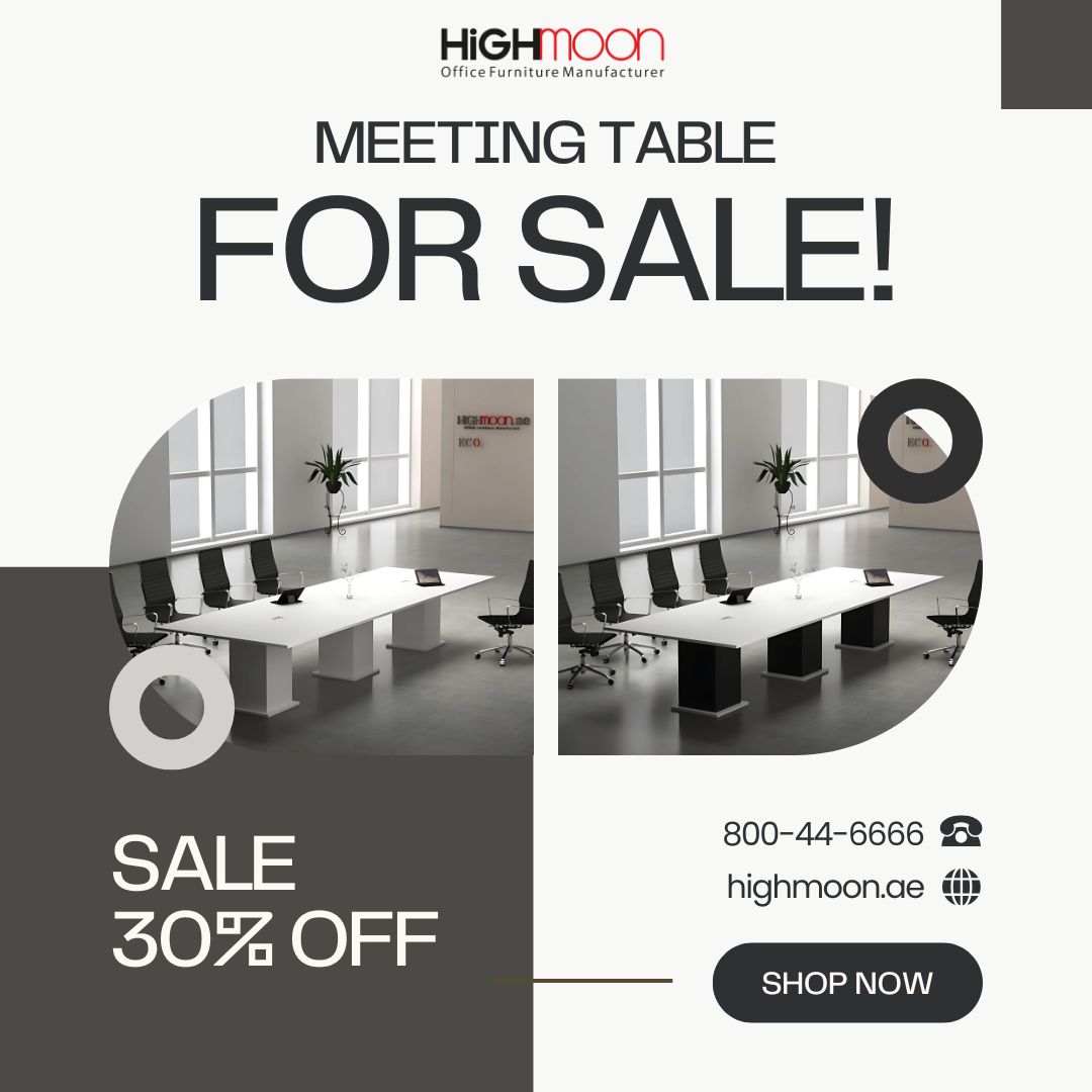 Order Premium Meeting Tables – See Highmoon’s Selection