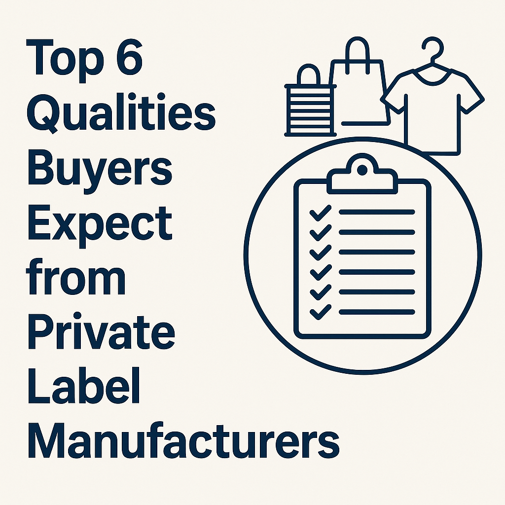Top 6 Qualities Buyers Expect from Private Label Manufacturers