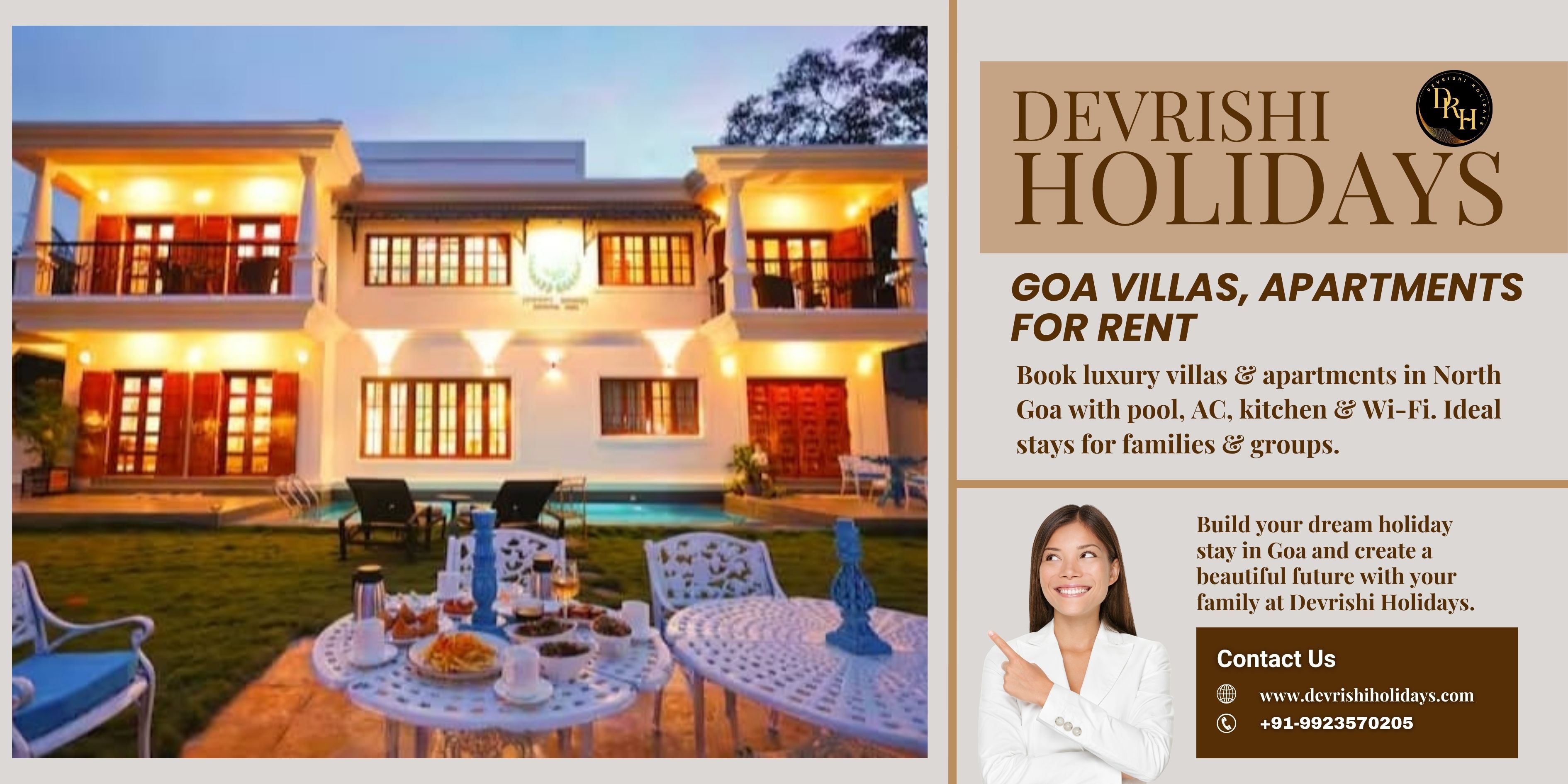 Furnished Properties for Rent in Goa – Move-In Ready Deals with Devrishi Holidays