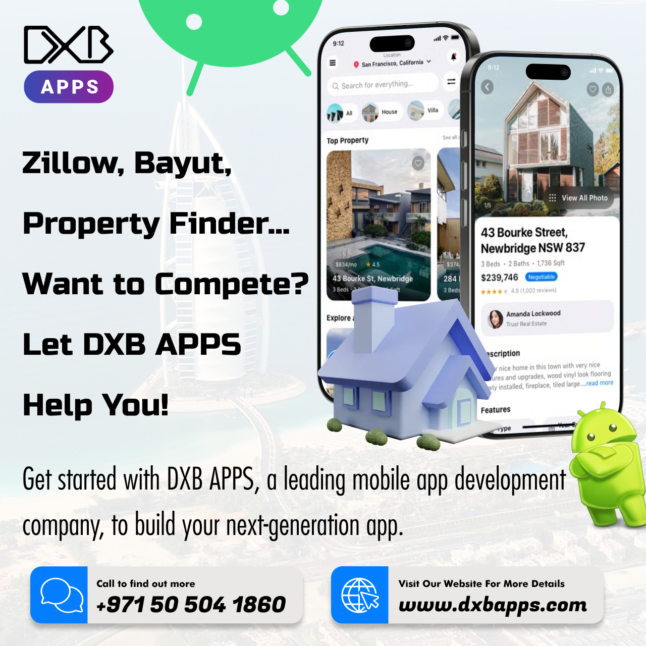 Trusted mobile application development Abu Dhabi Company - DXB APPS