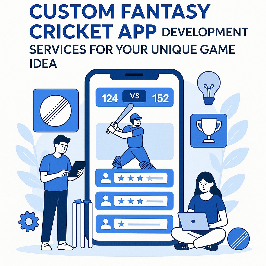 Custom Fantasy Cricket App Development Services for Your Unique Game Idea