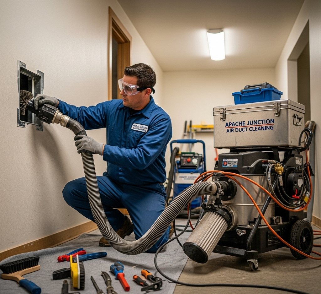 Is Negative Pressure Air Duct Cleaning in Apache Junction Safe?