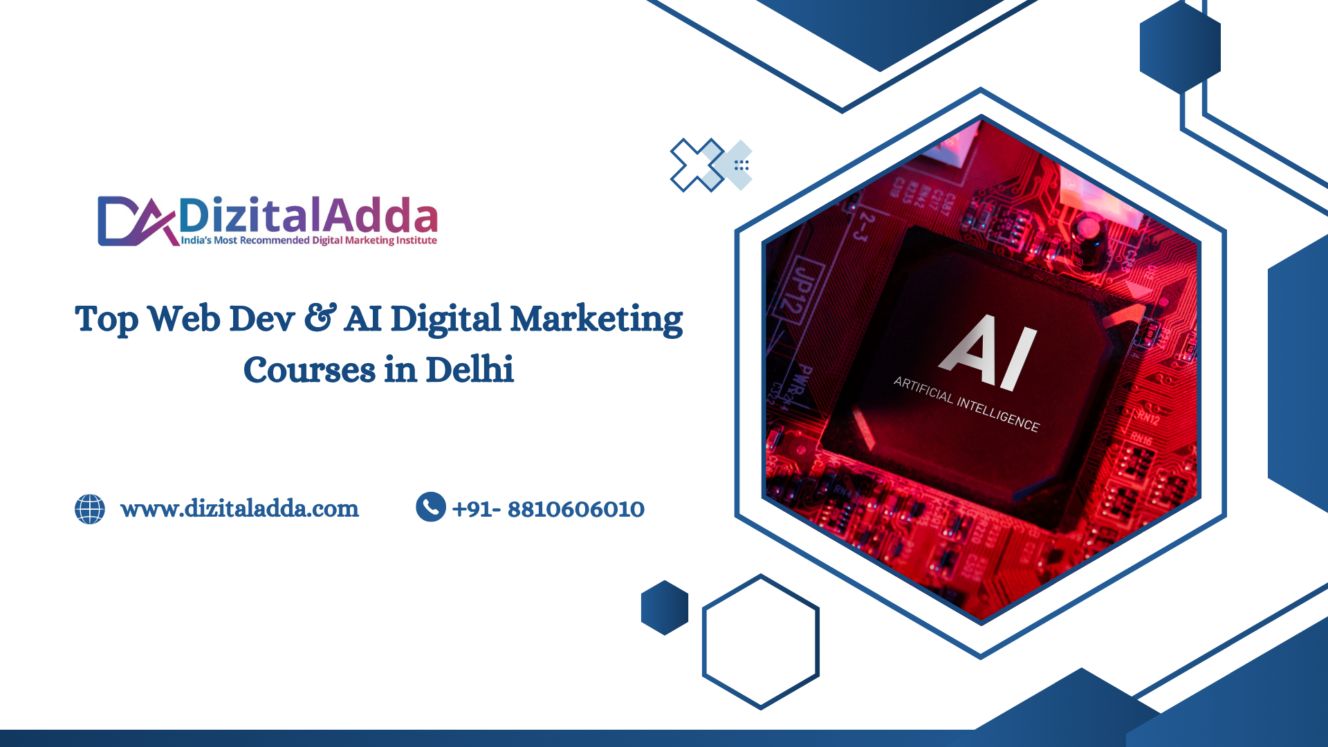 Top Web Dev & AI Digital Marketing Courses in Delhi