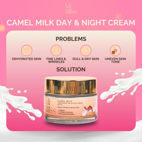 Ultra Moist Day & Night Cream – A Skin Brightening Cream Powered by Camel Milk